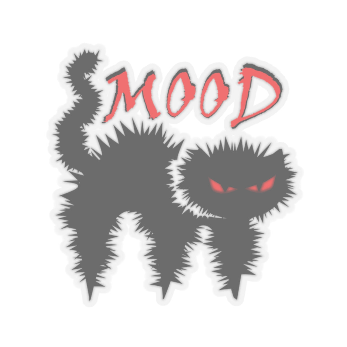 Mood Cat Sticker