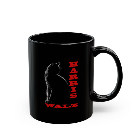 Kamala Walz Cat Mug (11oz)