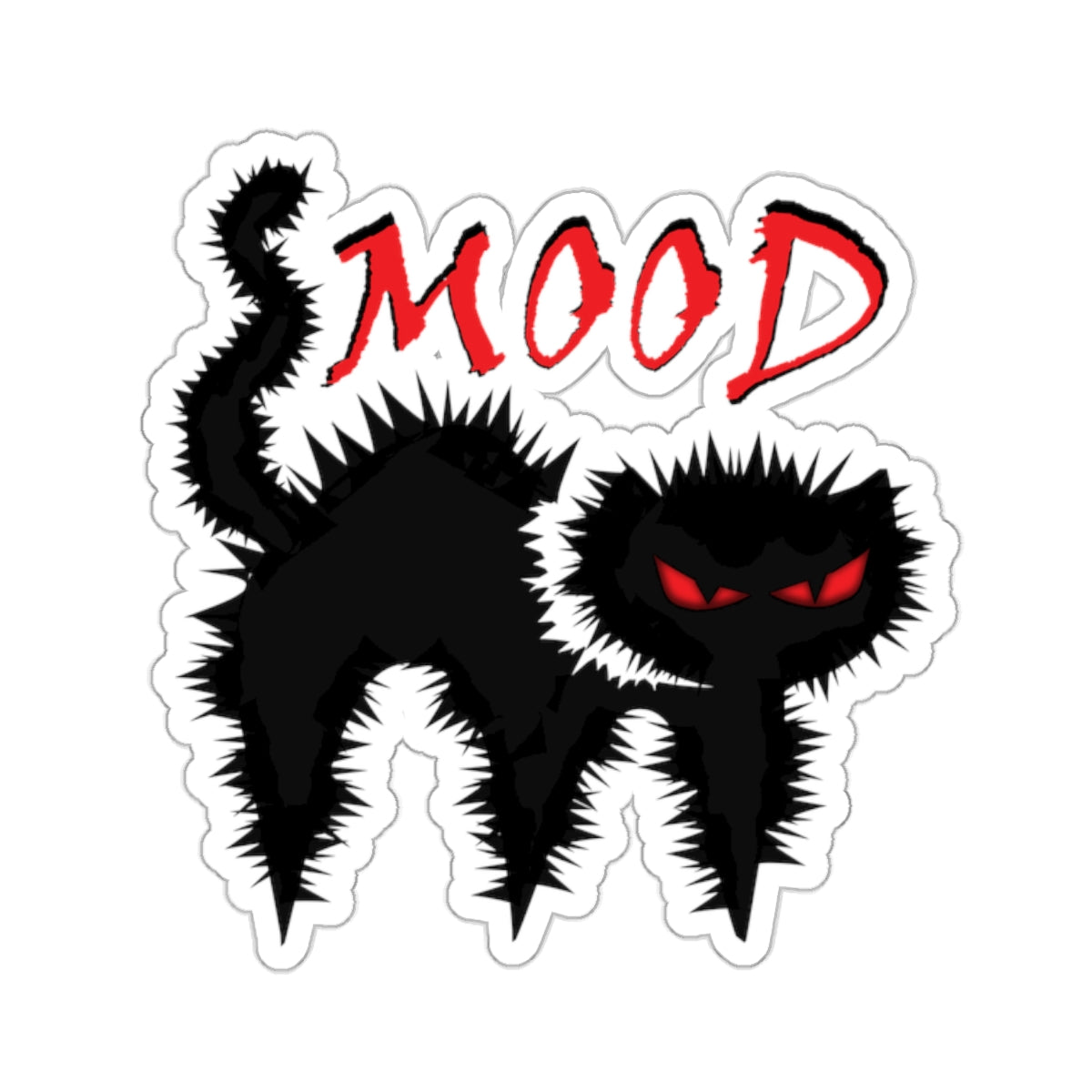 Mood Cat Sticker