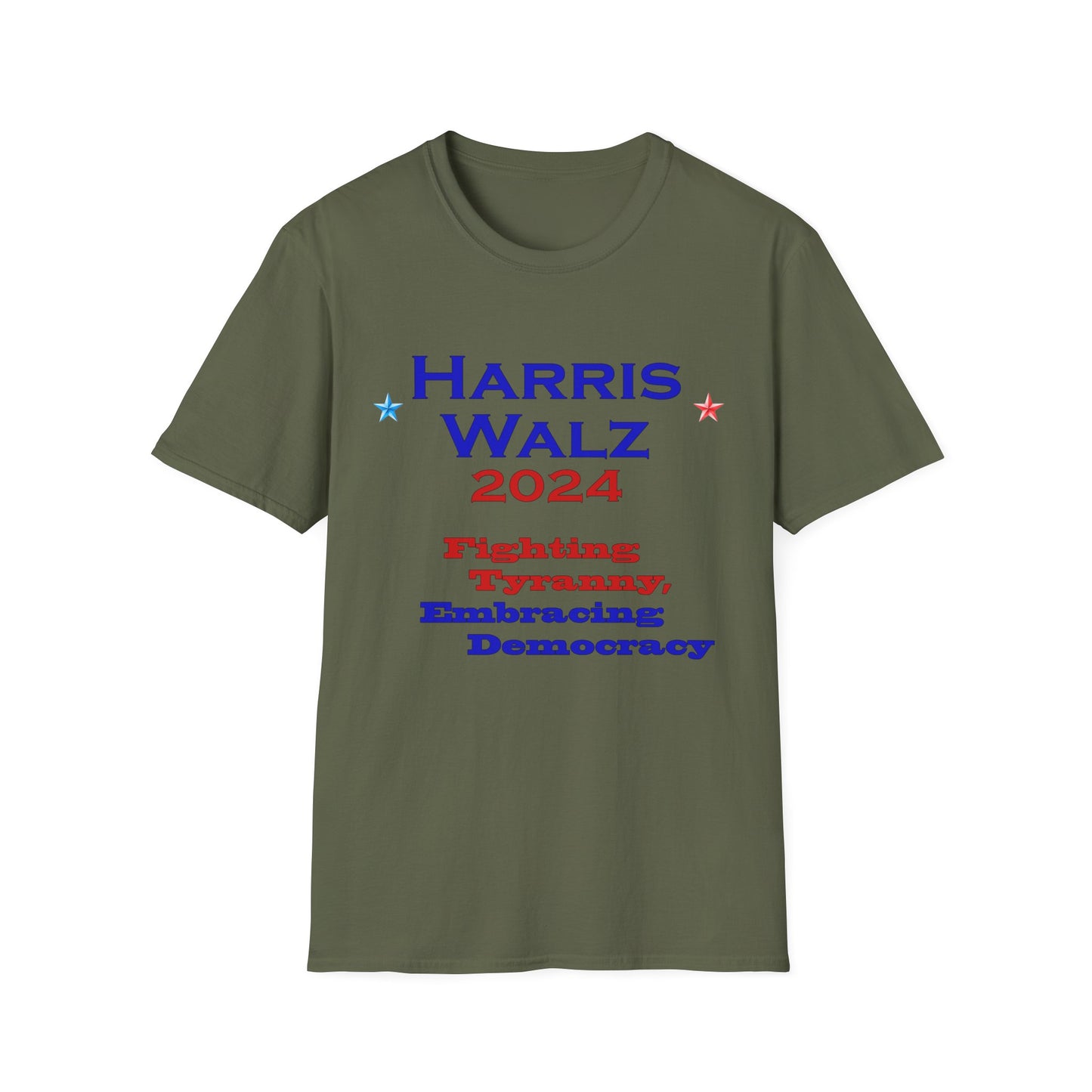 Harris Walz 2024 - Fighting Tyrrany, Embracing Democracy